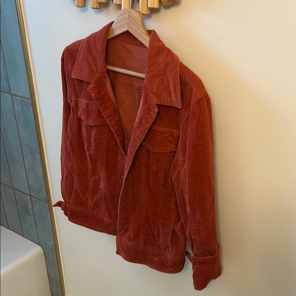 Vintage Rust Corduroy Jacket